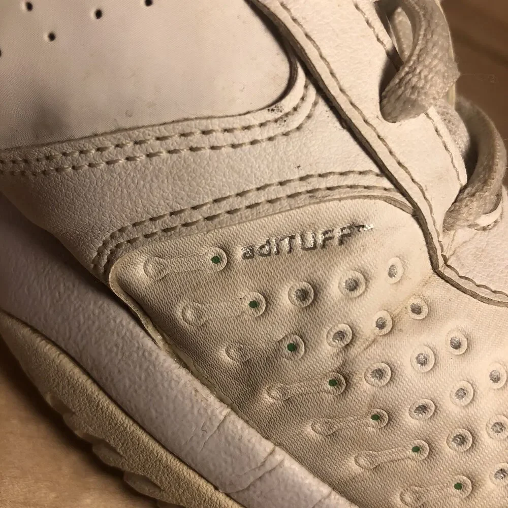 Adidas Bercuda Shoes Size Women's 8.5 White Green Athletic Trainer Sneakers